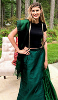 Royal Raw Silk Versatile Gown