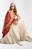 Organza Frill Bridal dress
