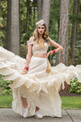 Organza Frill Bridal dress