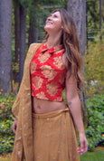 Baroda Wrap Lehenga Set