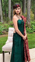 Royal Raw Silk Versatile Gown