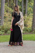 Black Toran Lehenga set