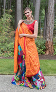Quilt Patch Radhe lehenga