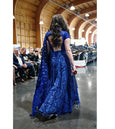 3 Piece Royal Blue Patchwork Lehenga Set