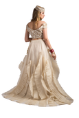 Organza Frill Bridal dress