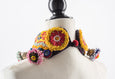 Beaded Choker Necklace with Bells