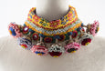 Beaded Choker Necklace with Bells