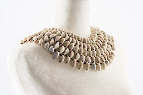 Cowrie Collar Statement Necklace