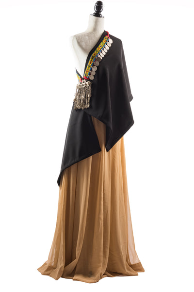 Junky Coin Boho Kutchi Shoulder Necklace